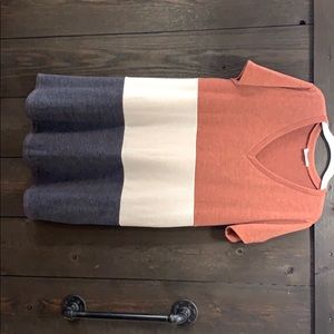 Boutique color block dress.